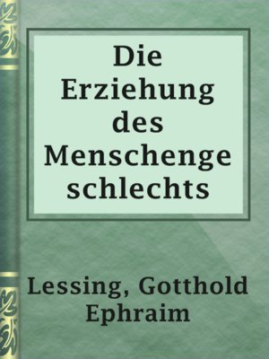 Die Erziehung des Menschengeschlechts - ebook